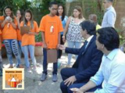 Imprensa Jovem Sparapan acompanha assinatura da lei sobre orgânicos na alimentação escolar