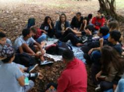 EMEF Marina Melander organiza sarau no Parque do Ibirapuera