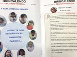 CEI Jardim Hercília produz jornal bilíngue