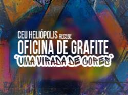 Centro Educacional Unificado Heliópolis recebe oficina de grafite “Uma Virada de Cores”