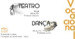 Centro Educacional Unificado Pêra Marmelo abre inscrições para aulas de Teatro e Dança