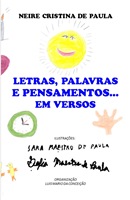 capa do livro Letras, Palavras e Pensamentos em versos