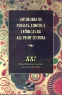 capa do livro Antologia de poesias, contos e crônicas