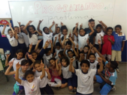 Crianças do CEU EMEF Paraisópolis elaboram problemas matemáticos com uso de tecnologia