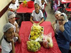 Escola Municipal desenvolve projeto para alimentação saudável