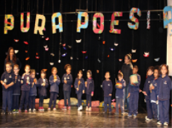 Crianças de 18 escolas municipais recitam poesias no I Sarau interescolar