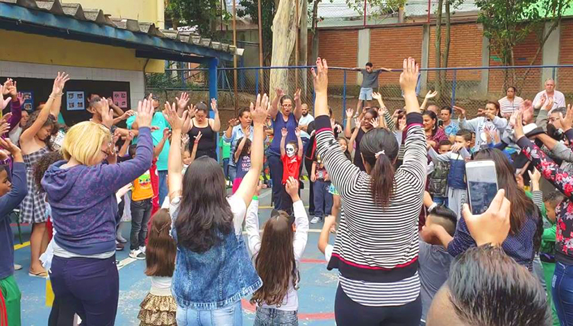 Imagem da Festa da Família que ocorreu na EMEI Tito