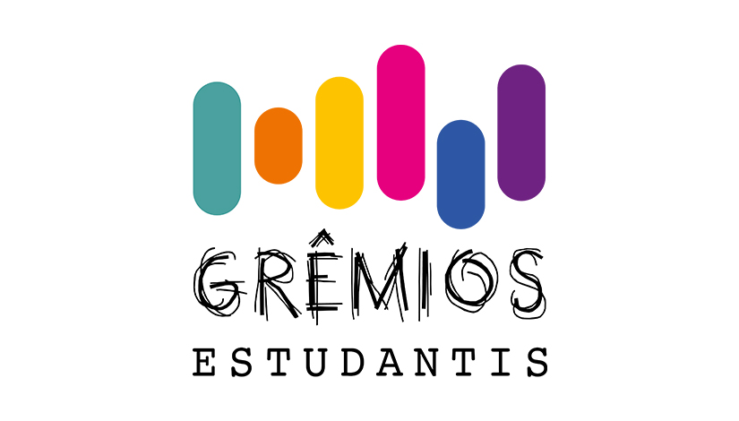 Imagem com o logo dos Grêmios Estudantis