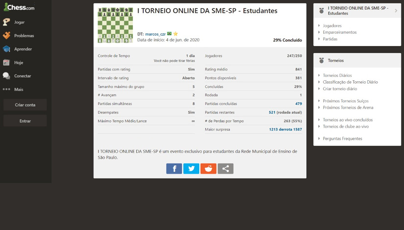 Militares estaduais e alunos do CPM e do CVM participam do Torneio de Xadrez  online em comemoração aos 166 da PM