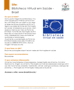 Capa Biblioteca Virtual Em Saúde Brasil