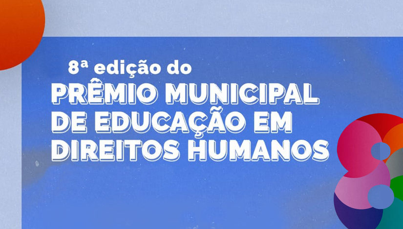 Banner 8ª edição do Premio Educação em Direitos Humanos 2021