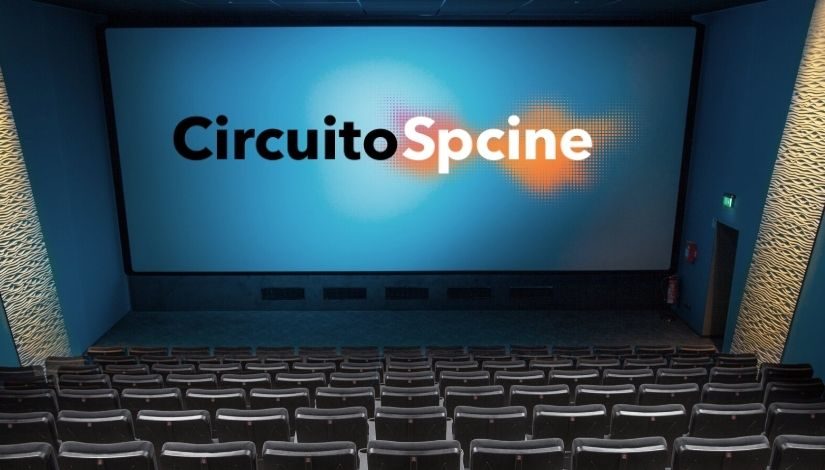 ilustração de um cinema com a logomarca Circuito SPcine