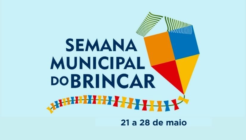 Logomarca da Semana Do Brincar - data de 21 e 28 de maio