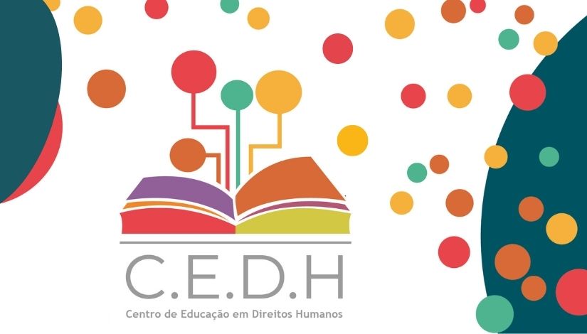 Banner com a logomarca do Centro De Educação Em Direitos Humanos