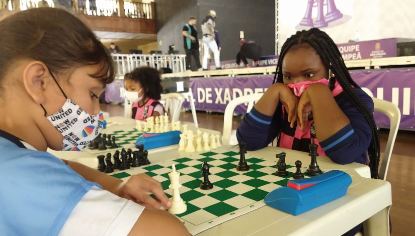 Torneio de xadrez oportuniza aula de cidadania no Canudos