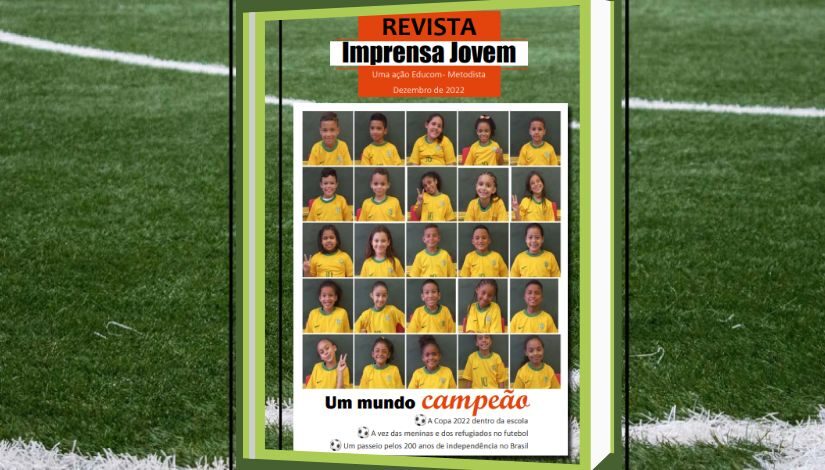 Imagem com a capa de4ª edição da Revista Imprensa Jovem