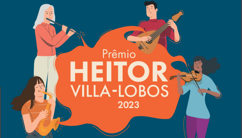 Banner de divulgação do Prêmio Heitor Villa Lobos