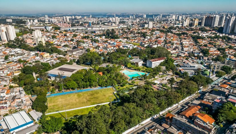 Foto aérea da cidade de São Paulo.