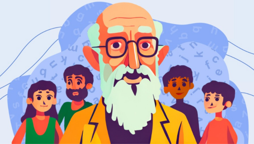 Ilustração de divulgação do Prêmio Paulo Freire (1)