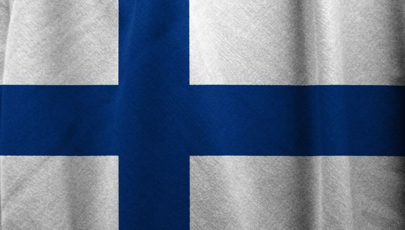 Bandeira da finlândia.