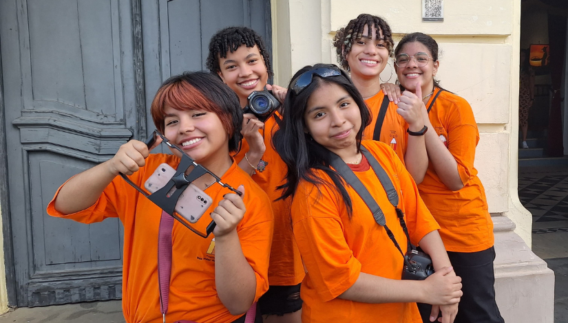 Estudantes na cobertura da Cbec Emef Pedro Américo (3)