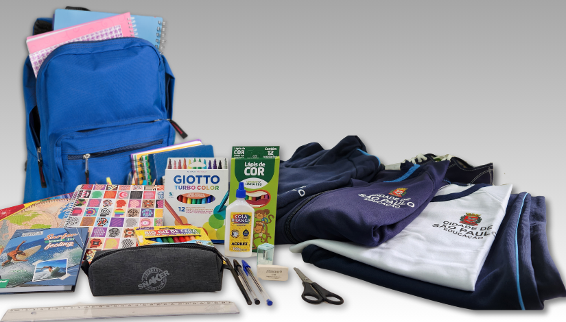 Prefeitura de SP aumenta valor de kit, inclui mochila e disponibiliza  créditos para material escolar e uniforme dois meses antes do ano letivo 24