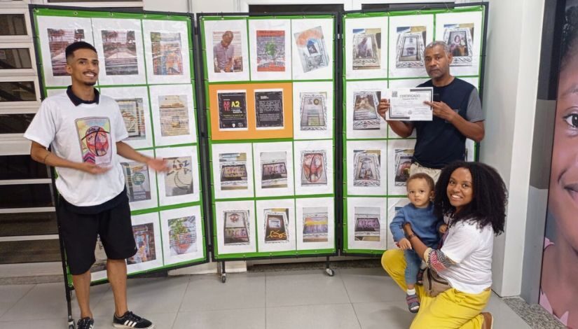 Fotografia da Exposição Ceu Heliópolis