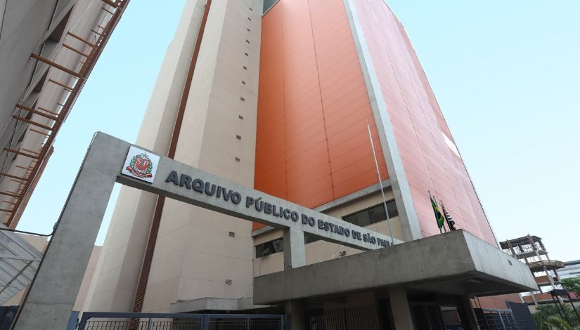 Fachada do prédio do Arquivo Público do Estado de São Paulo