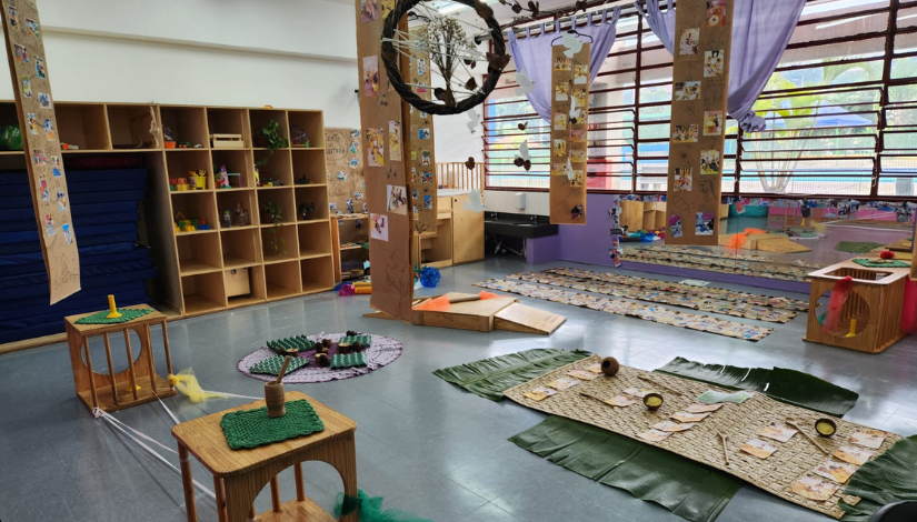Sala de Aula Infantil Decorada com Atividades Educativas