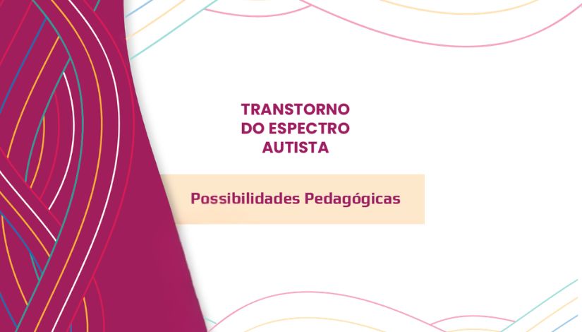 Imagem com fundo rosa escuro e branco e o texto 