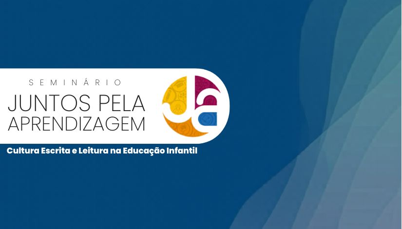 Imagem com o fundo azul e o texto 