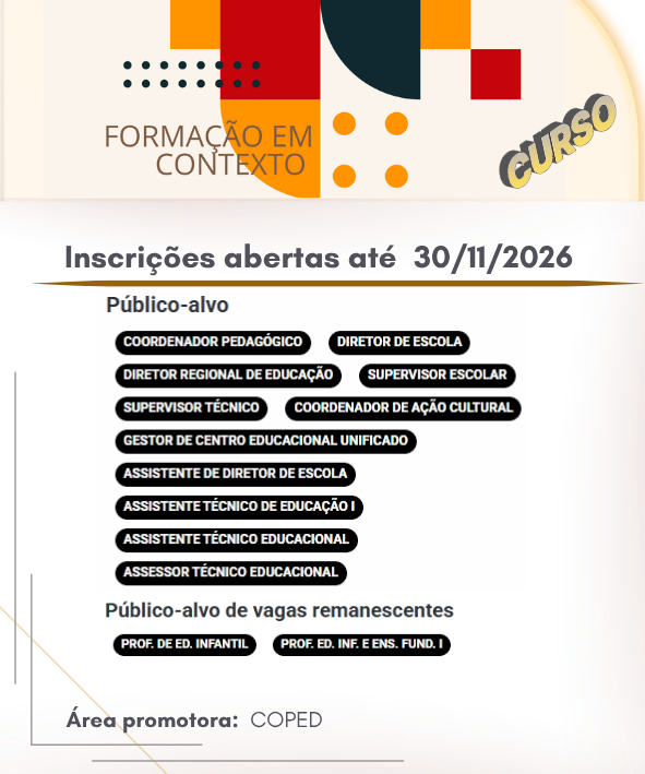 Post Curso Formação Em Contexto